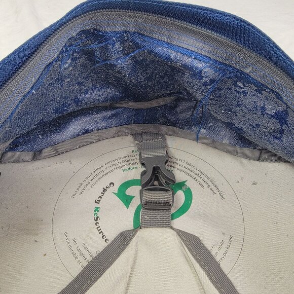 Osprey React 28L Adults Blue Gray Resource Series Daypack Backpack Camping Hike - Picture 6 of 11